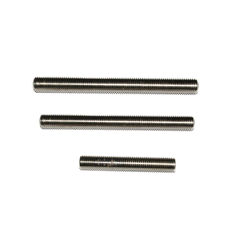 Apakah perbezaan di antara semua tongkat thread tanpa tahan karat dan batang keluli tahan karat setengah threaded?