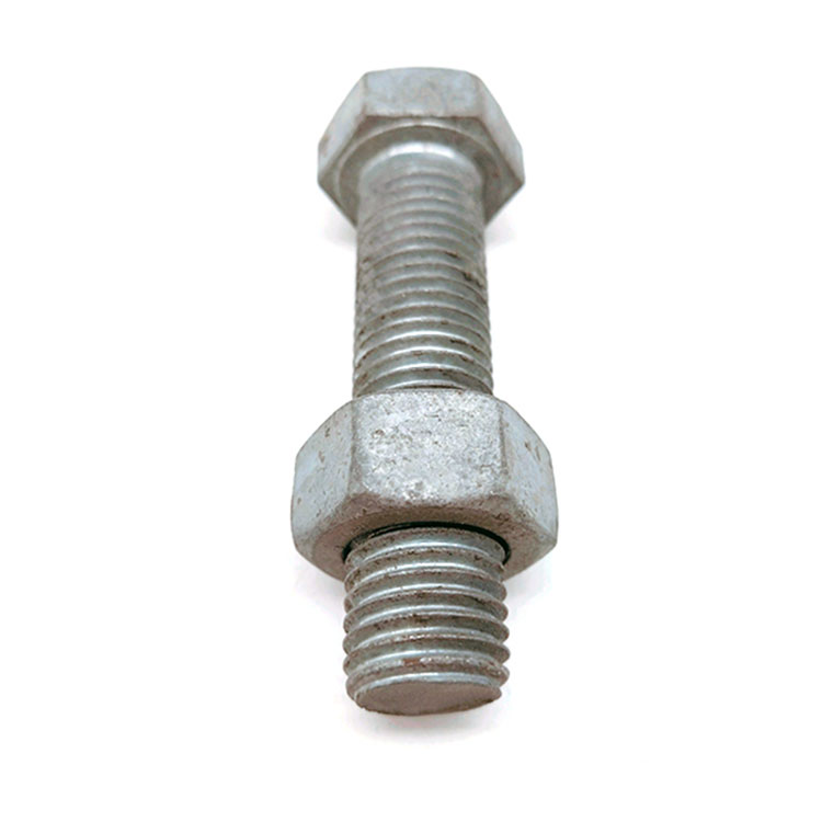 A394 Gred 2/5/8 Keluli Karbon Hot Dip Galvanized Hex Power Bolt