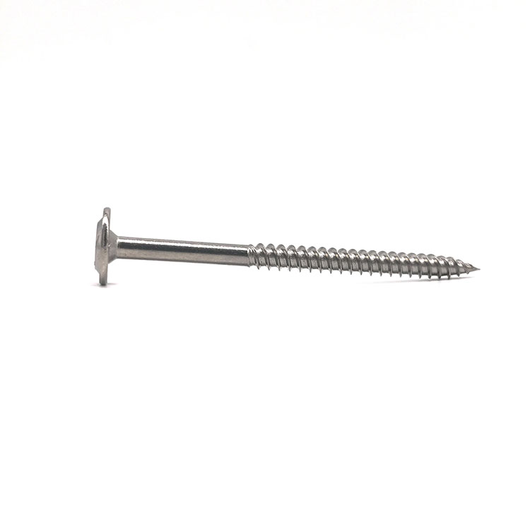 A4 Wickes Trim Lows Disesuaikan Kualiti Tinggi M3 Stainless Steel Knurled Skru