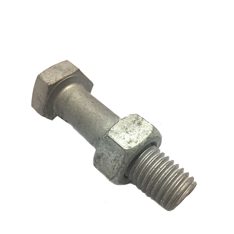 Keluli Karbon A325 A490 Hot Dip Galvanized Hex Heavy Bolt