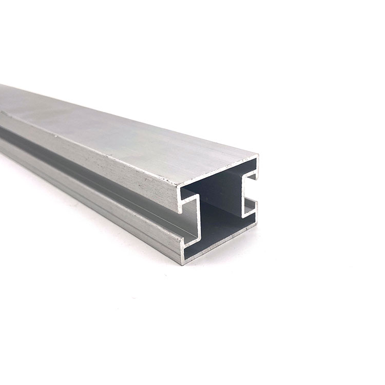 Aluminium Alloy Solid Slot Track Channel Section Profil Penyemperitan Aluminium