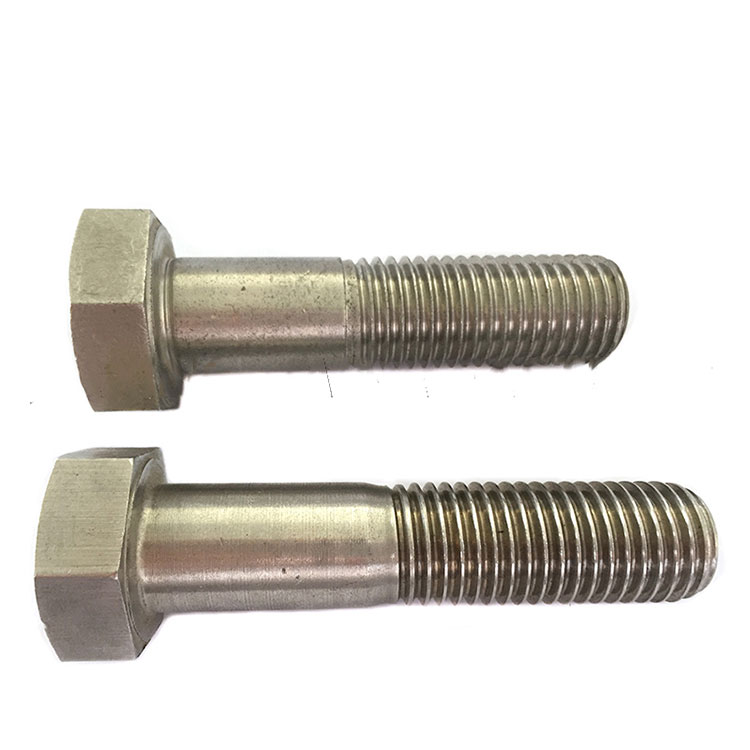 DIN 931 Keluli Tahan Karat 304 Separuh Benang Hex Bolt