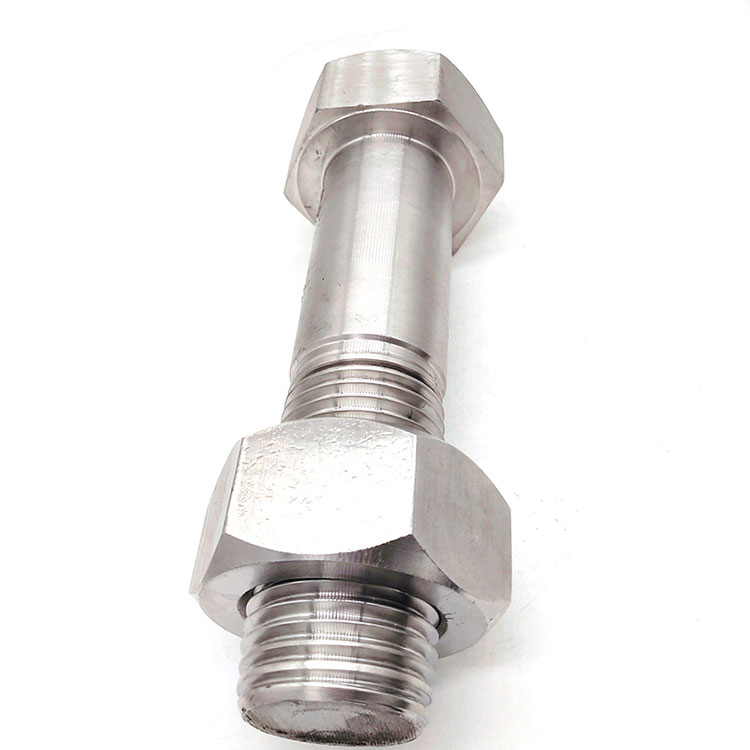 Keluli Tahan Karat A2-70 A4-80 Bolt Hex Heavy dengan Nat