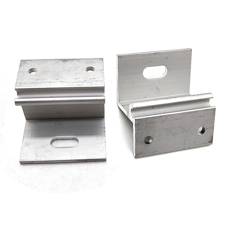 Sistem Pemasangan Panel Suria Bumbung Stand Jahitan Bumbung Logam Aluminium End Clamp/Z Clamp